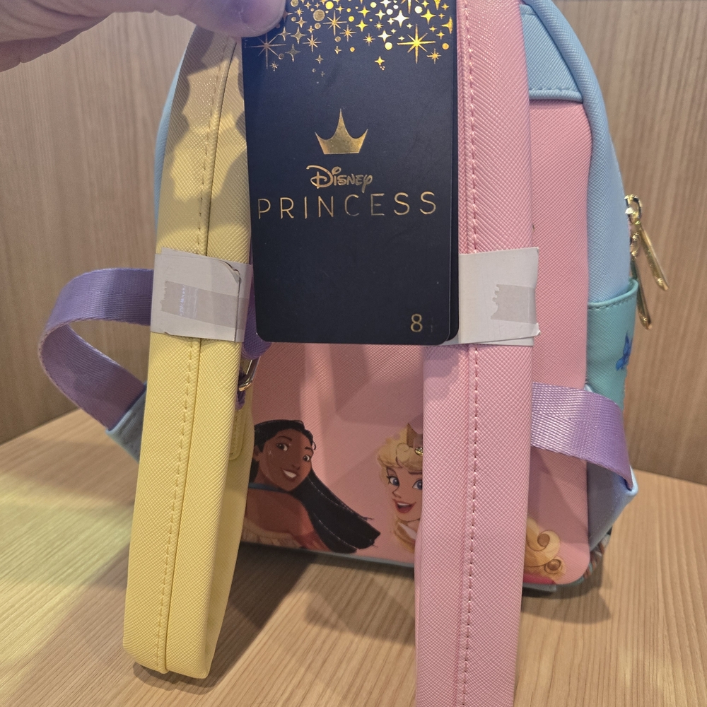 NWT Loungefly Disney Princess Pastel Backpack - Picture 7 of 9